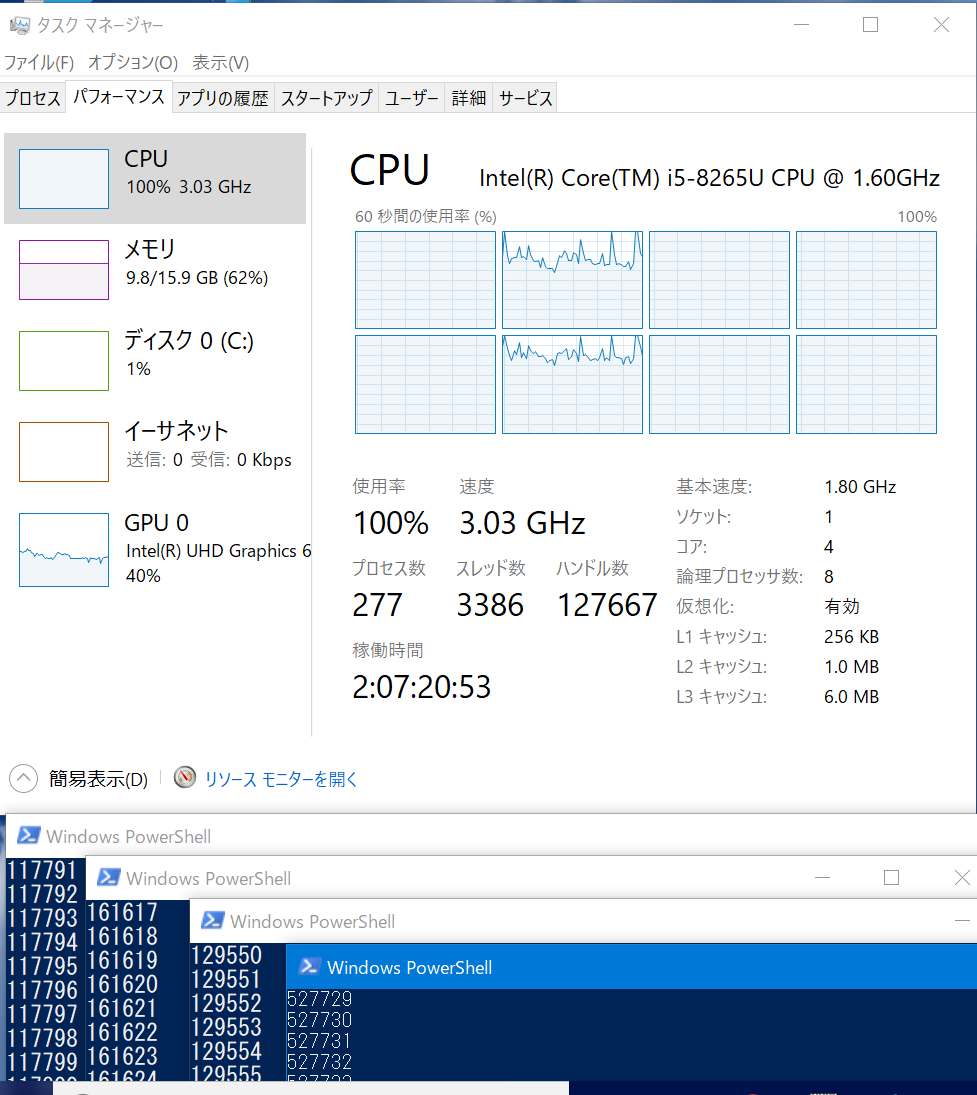 【負荷テスト】パソコンのcpuに負荷をかける方法 ばったんの技術系ブログ