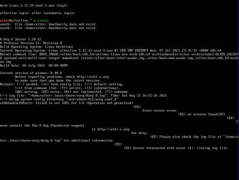 国産LinuxのAlter Linuxを試してみる | ばったんの技術系ブログ